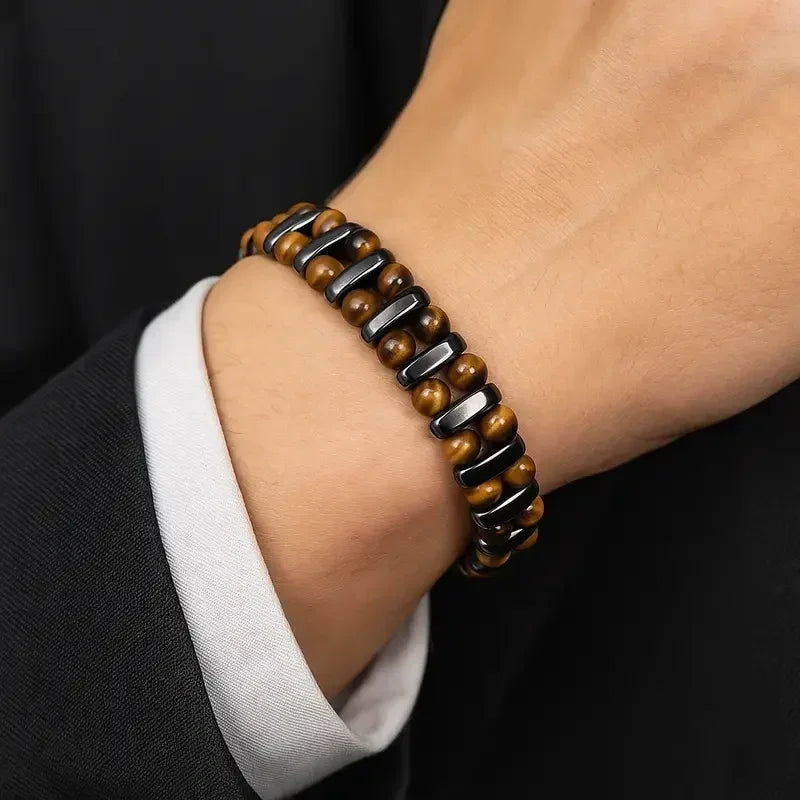 Natural Tiger's Eye Stone Bracelet