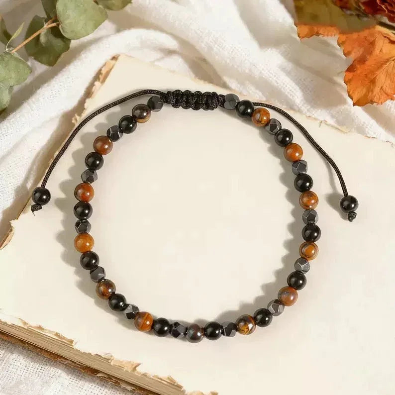 Natural Tiger's Eye Stone Bracelet