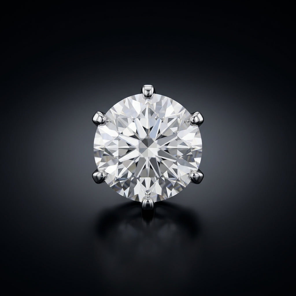 Round Zirconia Earring
