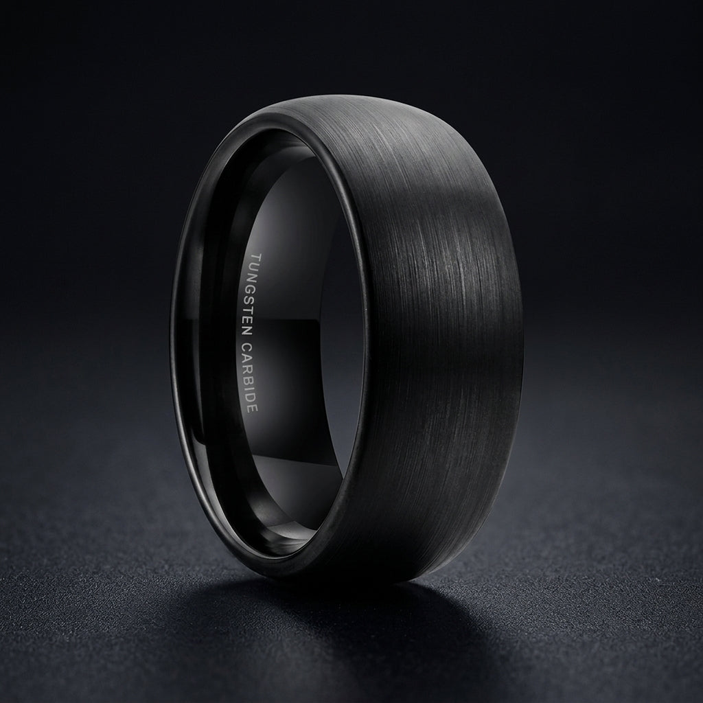 4/6/8MM DOMED STYLE TUNGSTEN RING